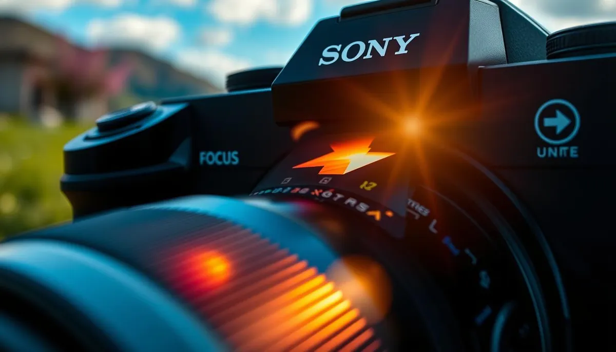 Aparat Sony z ustawieniami autofokusa