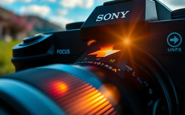Aparat Sony z ustawieniami autofokusa