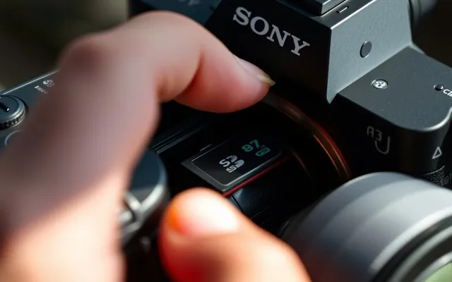 Karta SD i aparat Sony A7 III