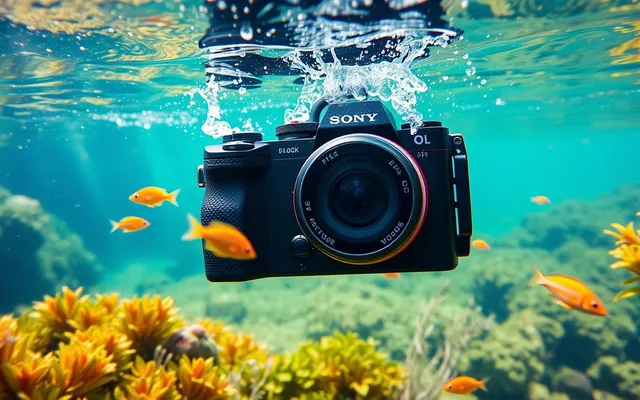 Aparat Sony w deszczu