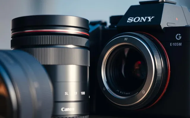Obiektyw Canon RF i aparat Sony z mocowaniem E