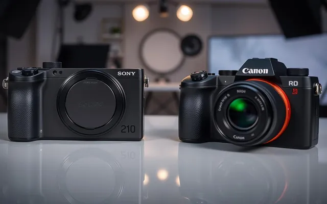 Aparaty Sony ZV-E10 i Canon EOS R10