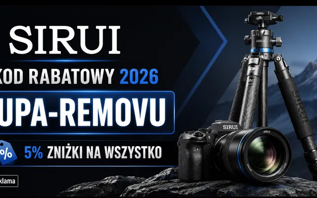 Kod rabatowy SIRUI UPA-REMOVU