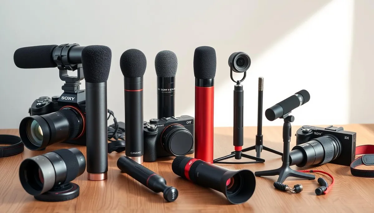Aparat Sony A6000 z mikrofonem